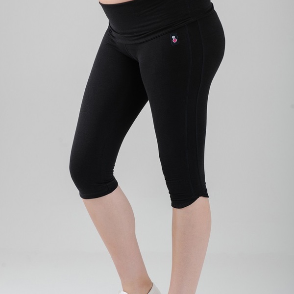 All Wear Capris Black Maternity