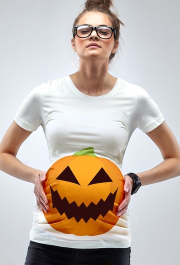 Pumpkin Maternity T-Shirt