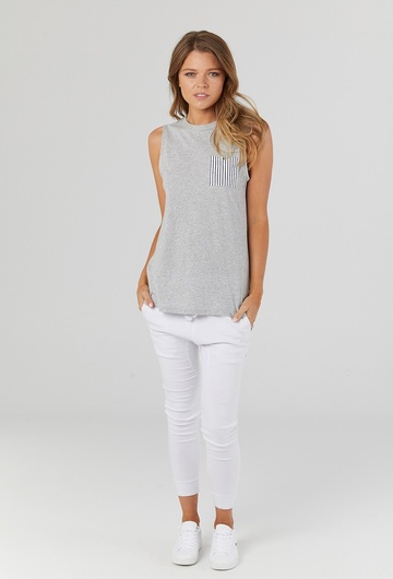 Monarch Tank - Grey 