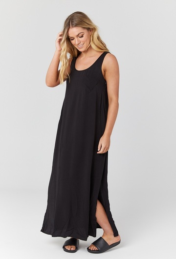 Ryder Black Nursing Dress   Back in Stock