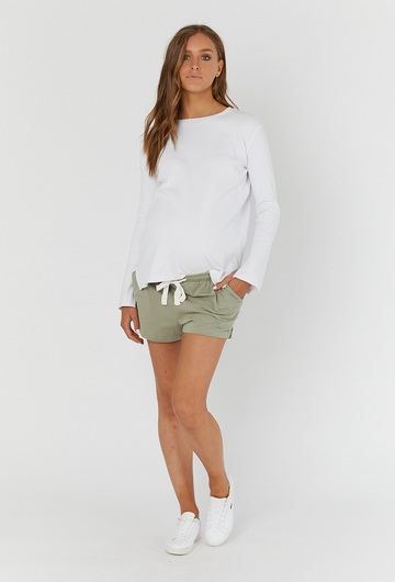 Beach Shorties Olive 1 left