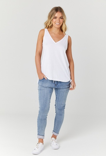 Louis Nursing Tank White 