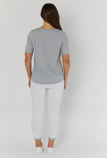 Missy Nursing T Shirt Grey