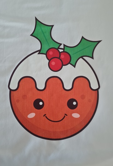 My Little Christmas Pudding Maternity T Shirt 