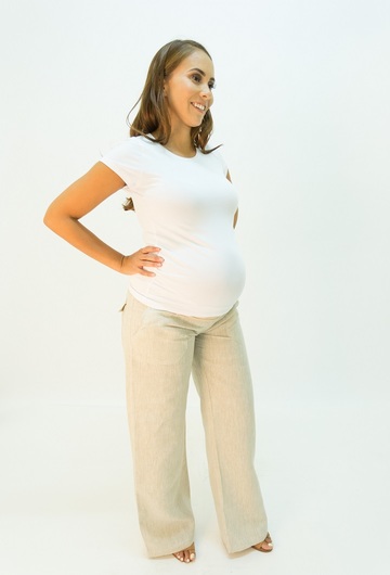 Weekend Maternity Linen Pants