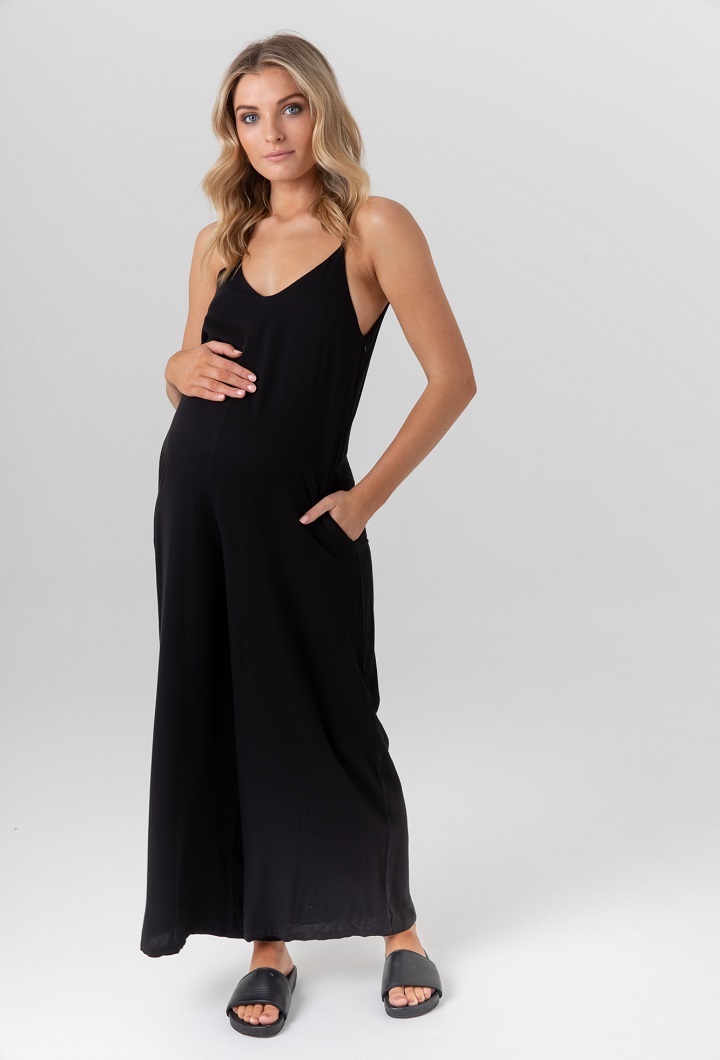 Bisque Maternity Jumpsuit LAST PIECE UK 14