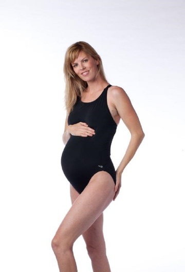 Harmony Maternity Swimsuit Black