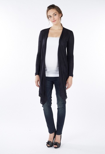 Sangha Waterfall Nursing Cardigan - Black