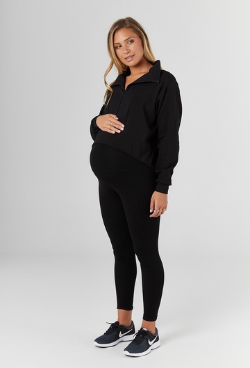 Pregnancy Black Leggings