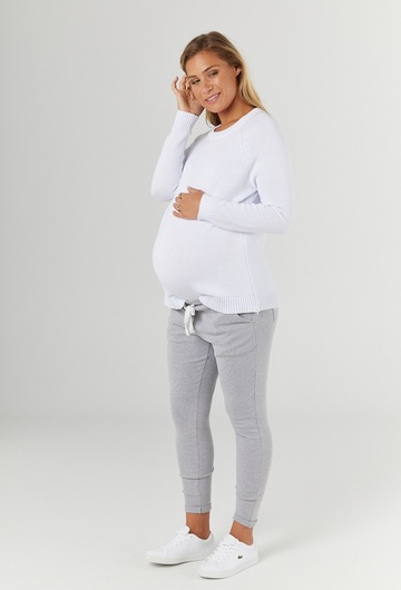 Milan Maternity Joggers Grey