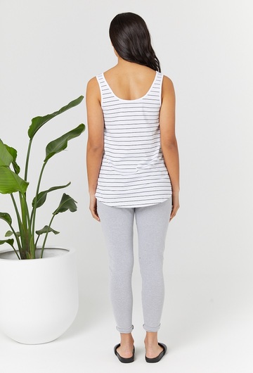 Ellery Stripe Breastfeeding Tank Back