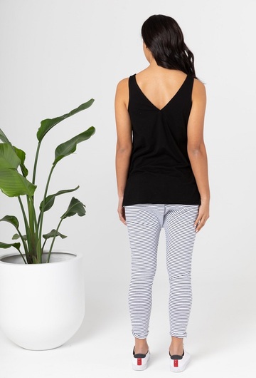 Louis Nursing Tank Black 