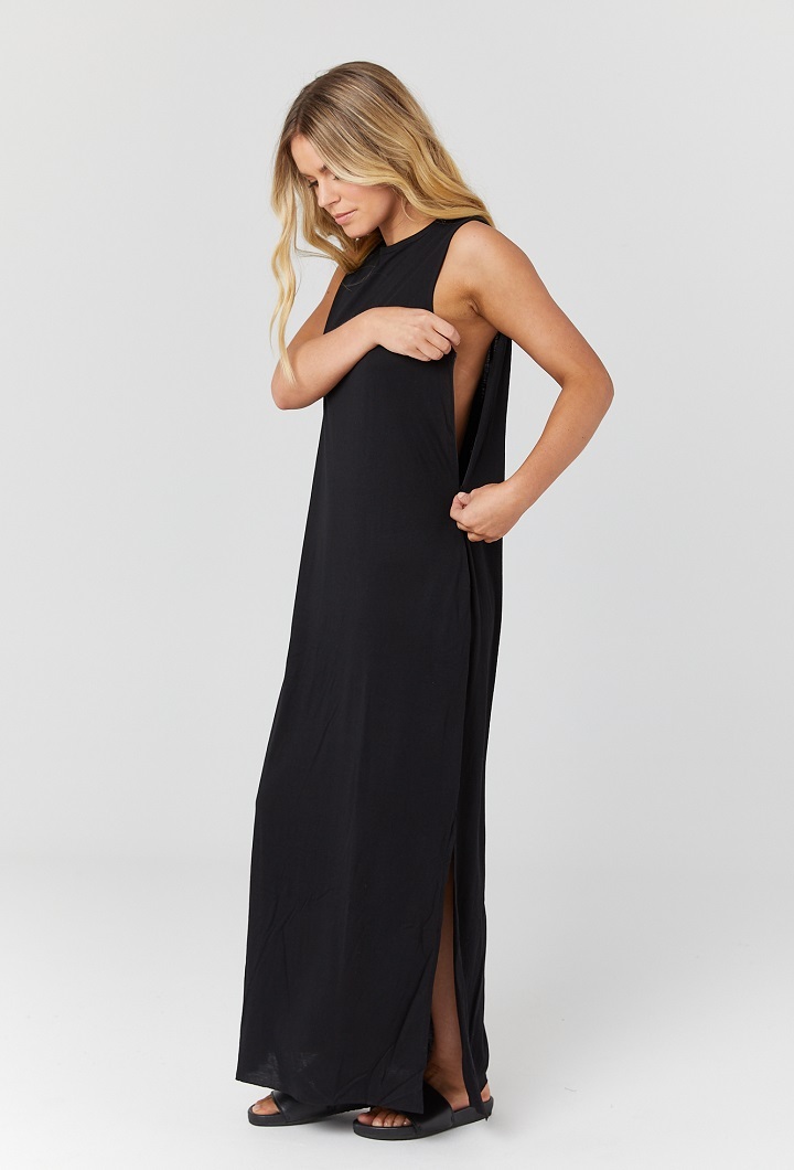 Ryder Black Maternity Dress Back in Stock