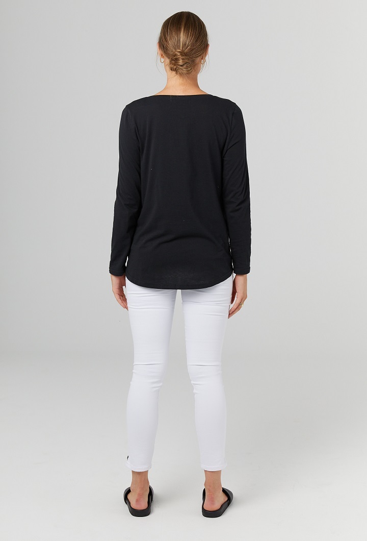 Millicent Maternity Long Sleeve Top Back