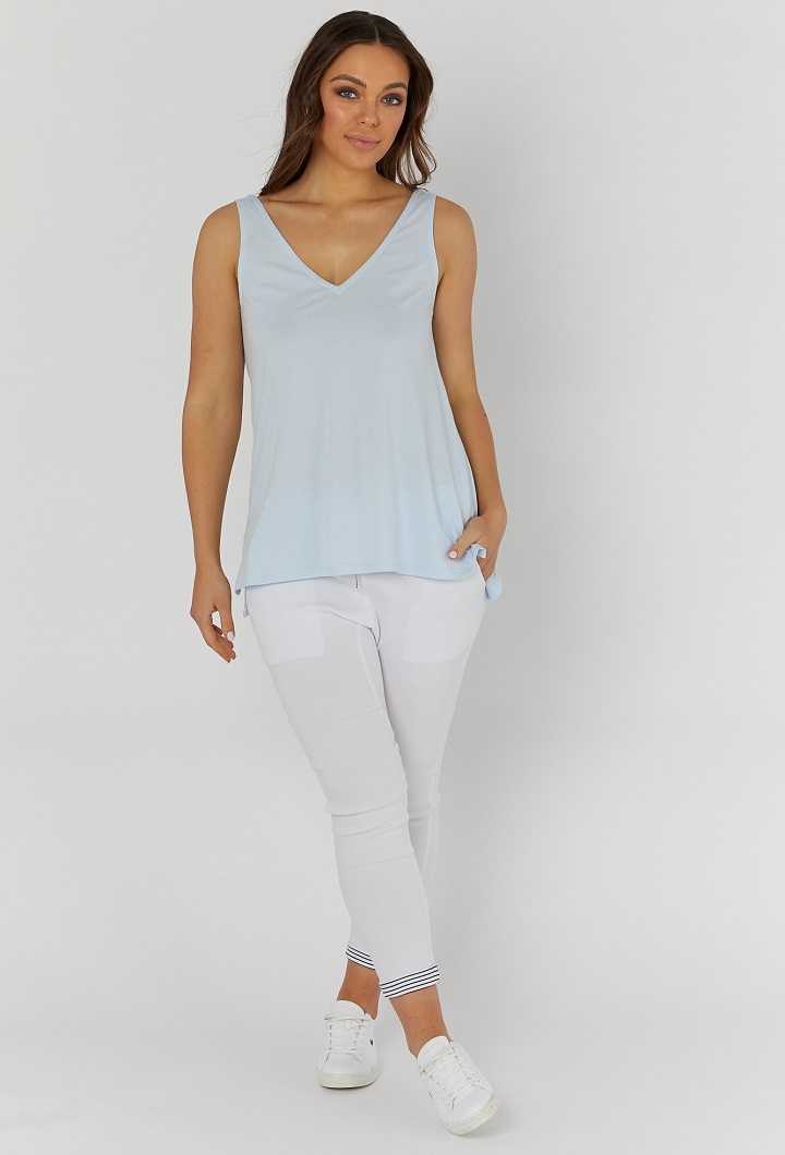 Louis Powder Pregnancy Tank Top