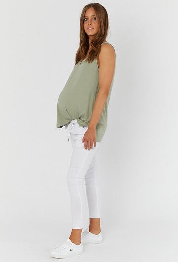 Louis Nursing Tank Olive