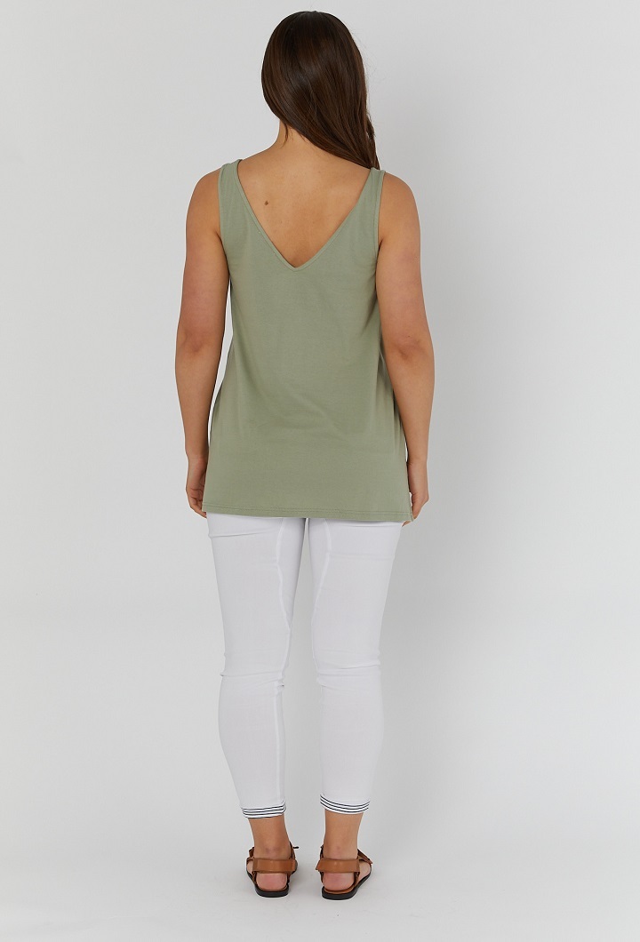 Breastfeeding Top Olive