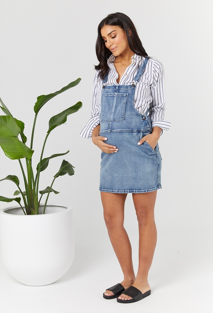 Dungaree Style Dress