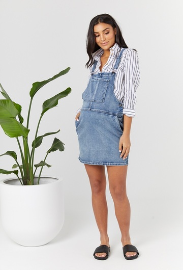 Dungaree Style Maternity Dress Dubai