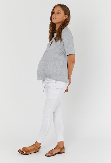 Grey Maternity T Shirt