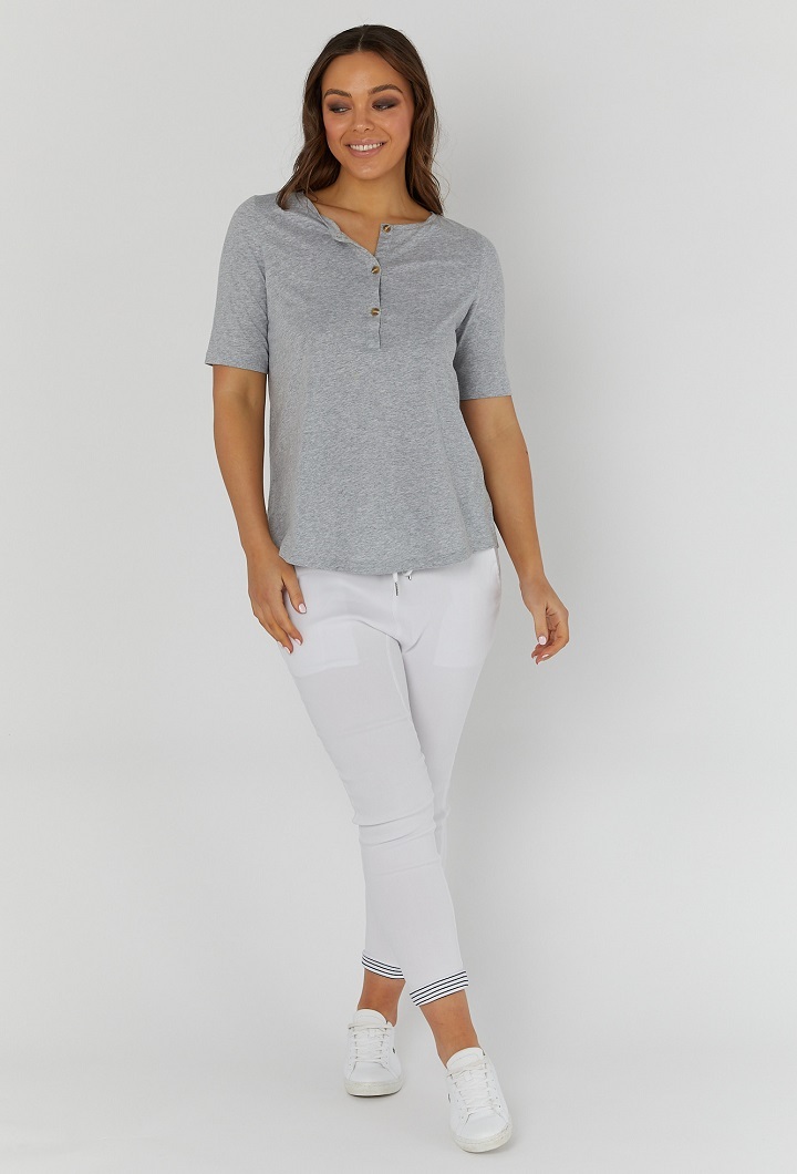 Missy Grey Breastfeeding Top