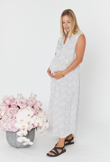 Romy Maternity Dress Spots